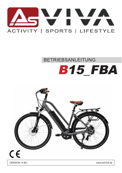 City E-Bike B15 – 28 Zoll – Grau/Weiß
