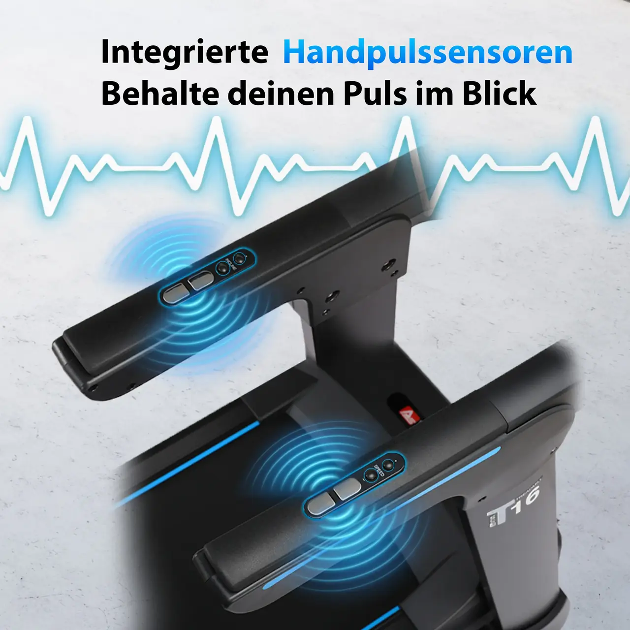 Integrierte Handpulssensoren – Puls messen ohne Brustgurt