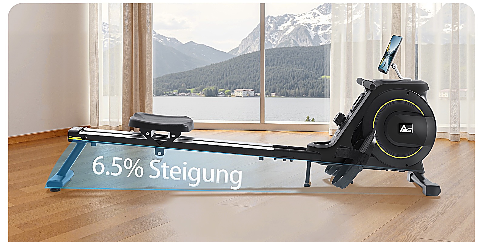 AsVIVA RA11 Magnetic Rudergerät – Ausstattung und Bauteile im Überblick
