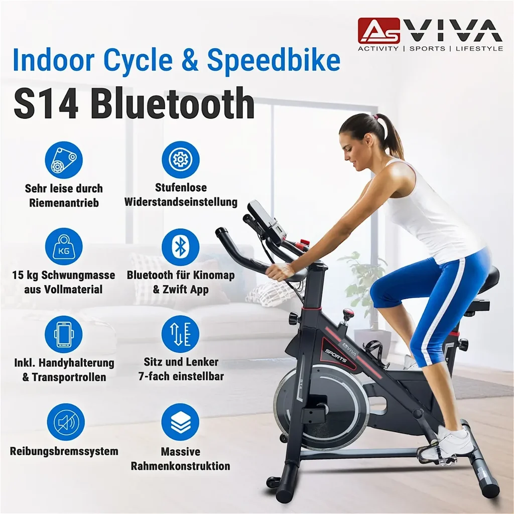 AsVIVA Indoor Cycle Dynamic S14 - NEU - Produktansicht