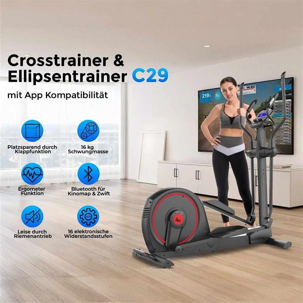AsVIVA Crosstrainer C29 Pro – Features