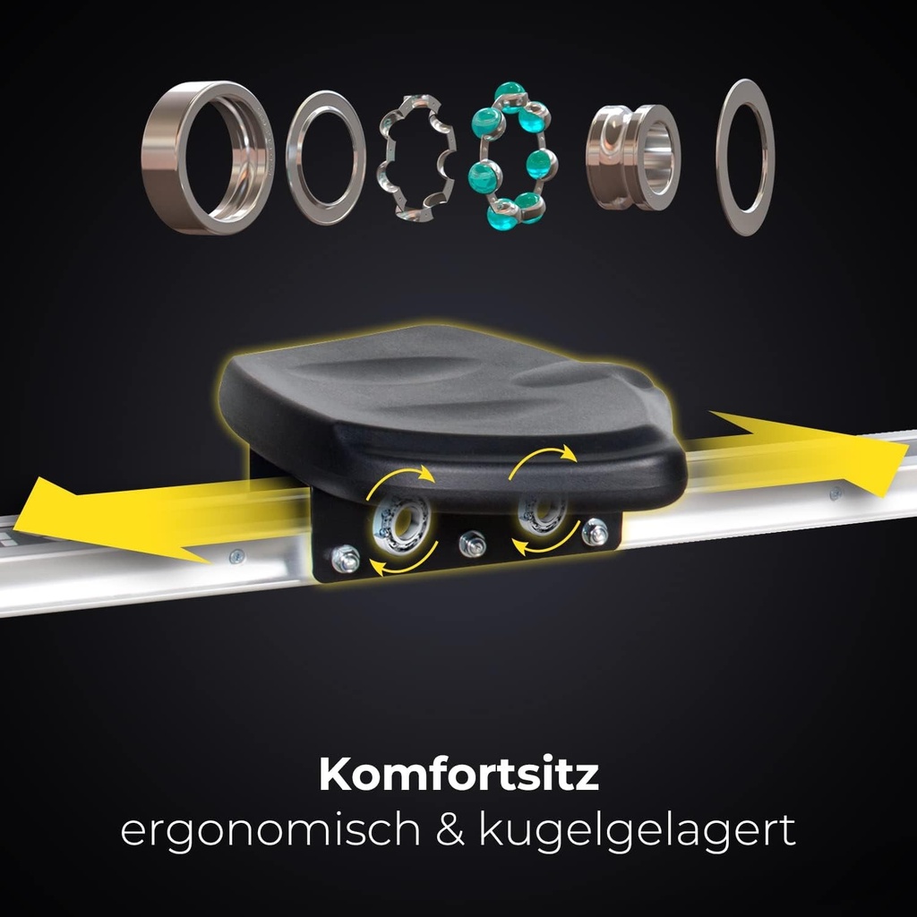 Komfortsitz – ergonomisch & kugelgelagert