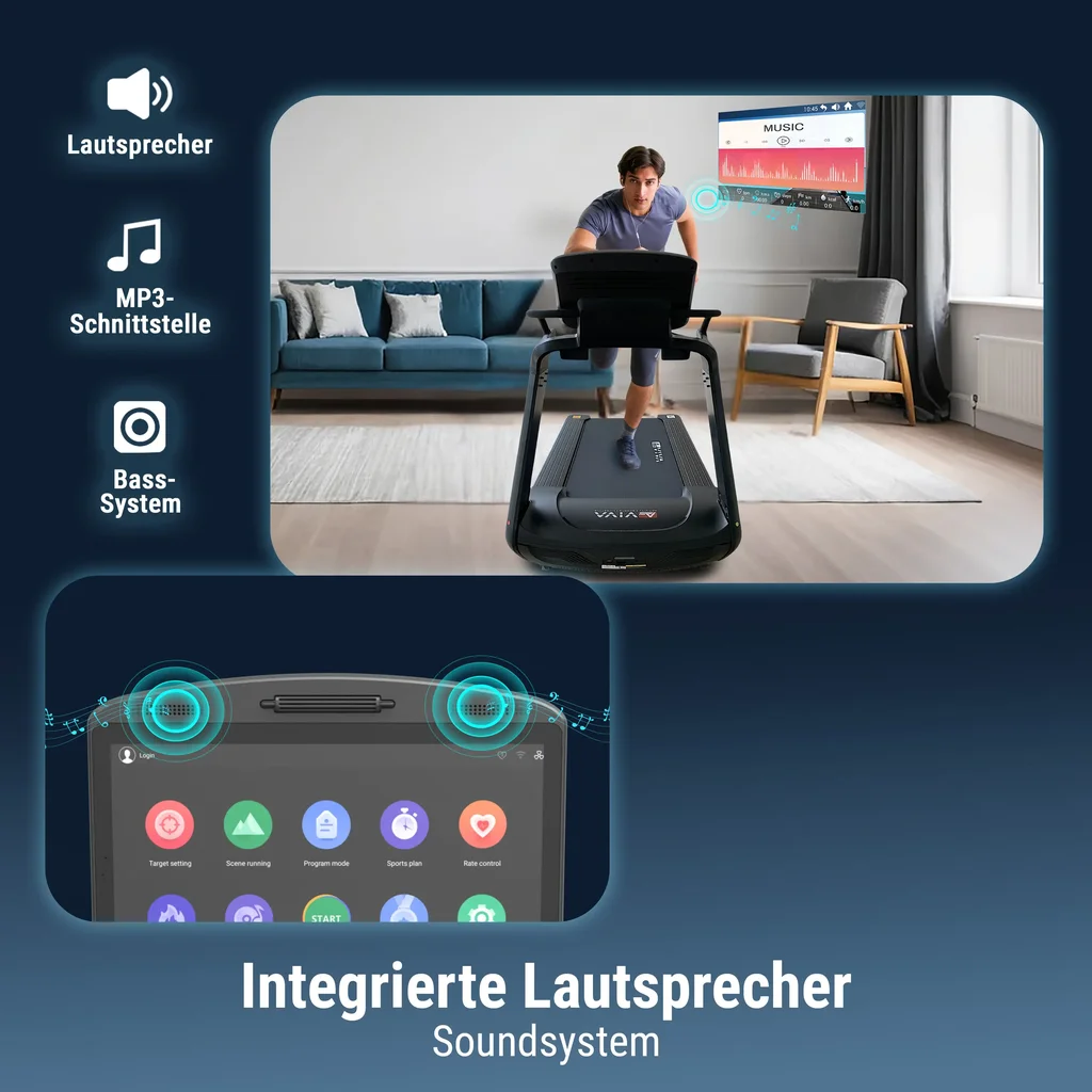 Integriertes Soundsystem mit Bass