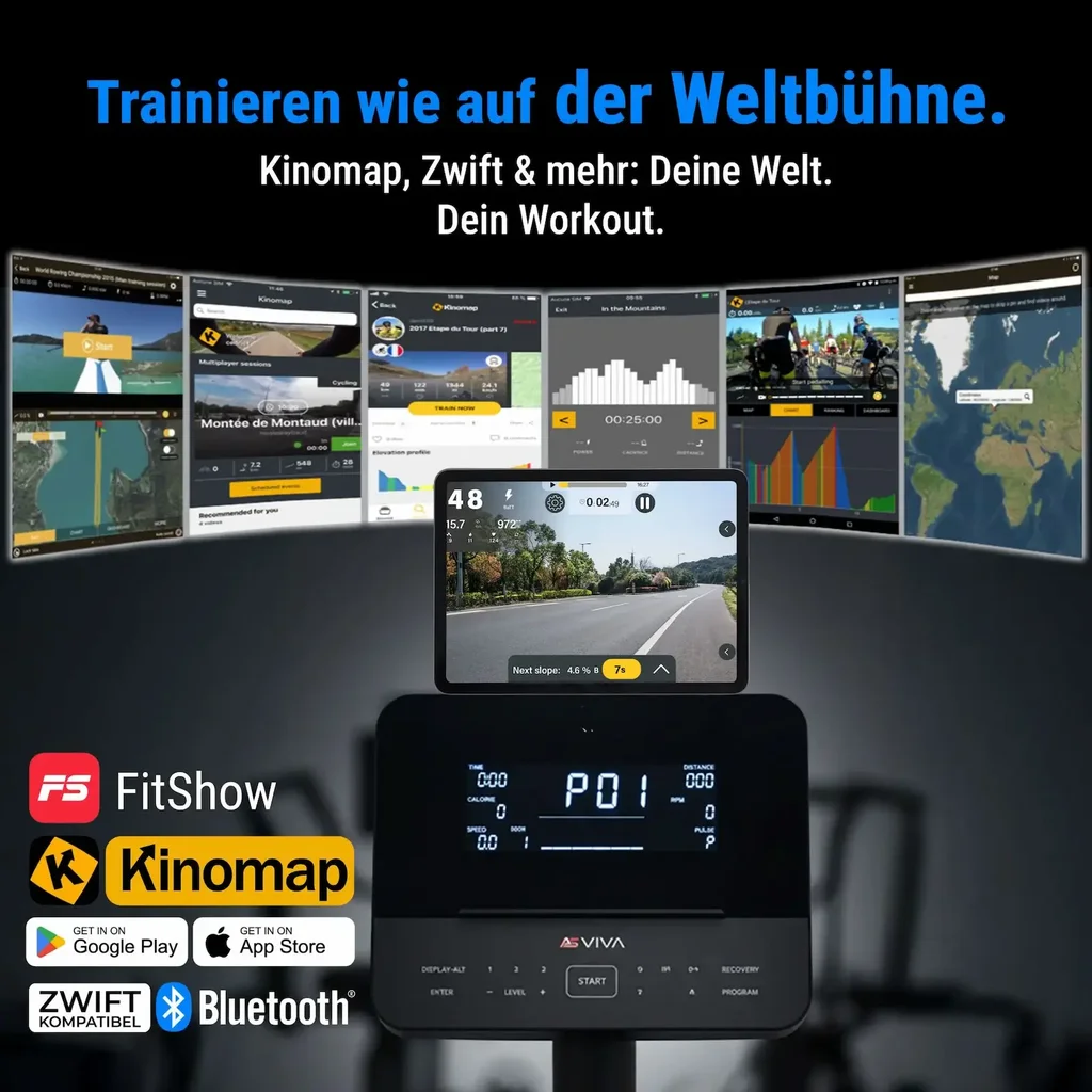Entertainment trifft Training – Tablet immer im Blick