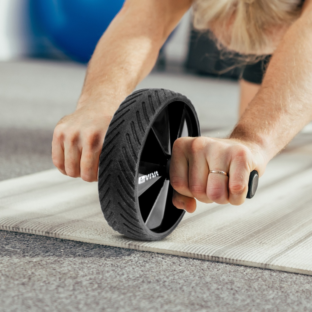 Geripptes Gummirad mit sicherem Grip