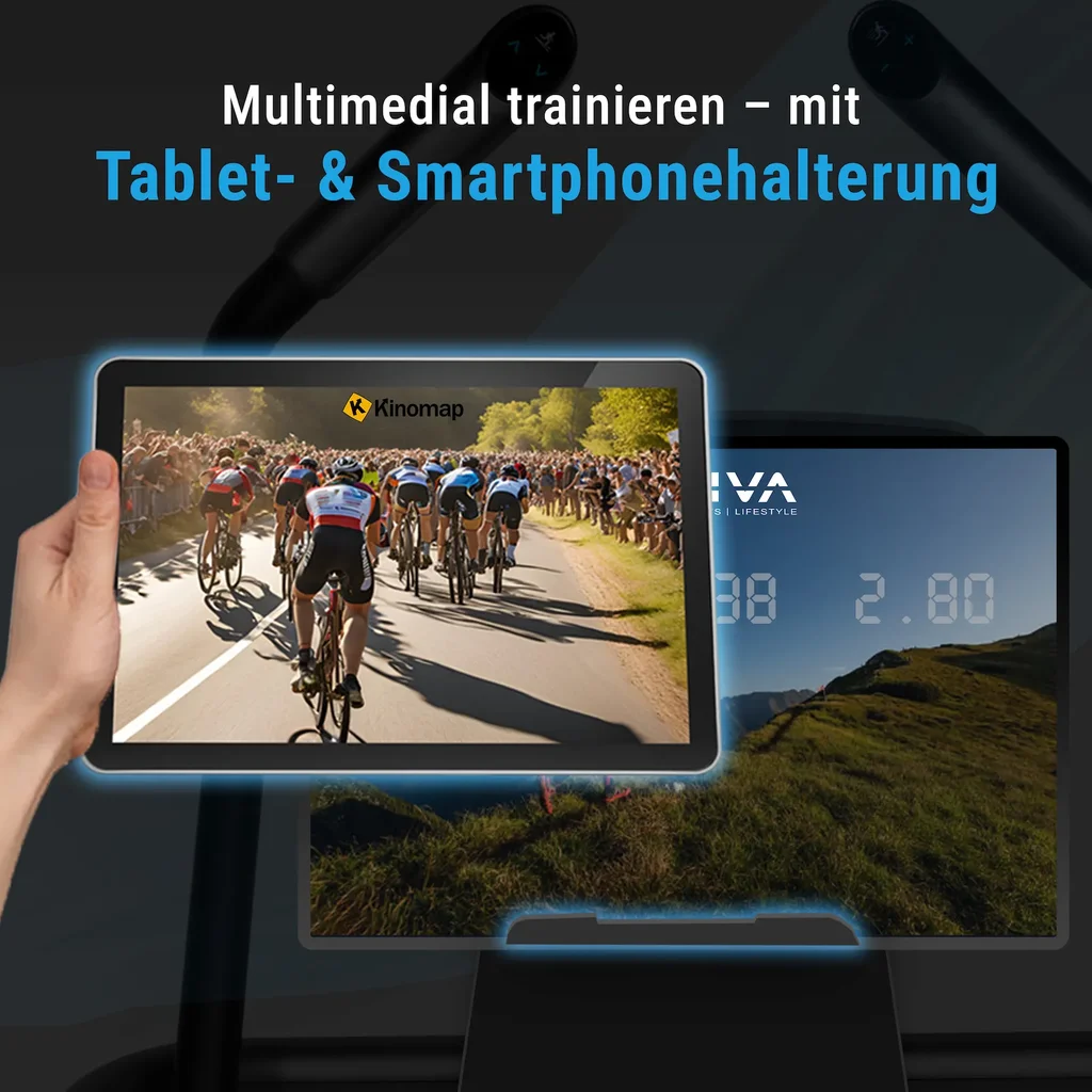 asviva-laufband-t23-pro-climb-tablet-und-smartphonehalterung.webp