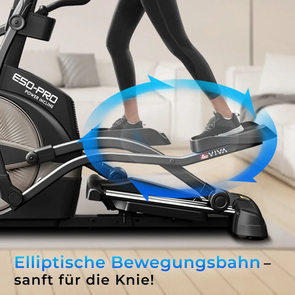 Gelenkschonende elliptische Bewegung