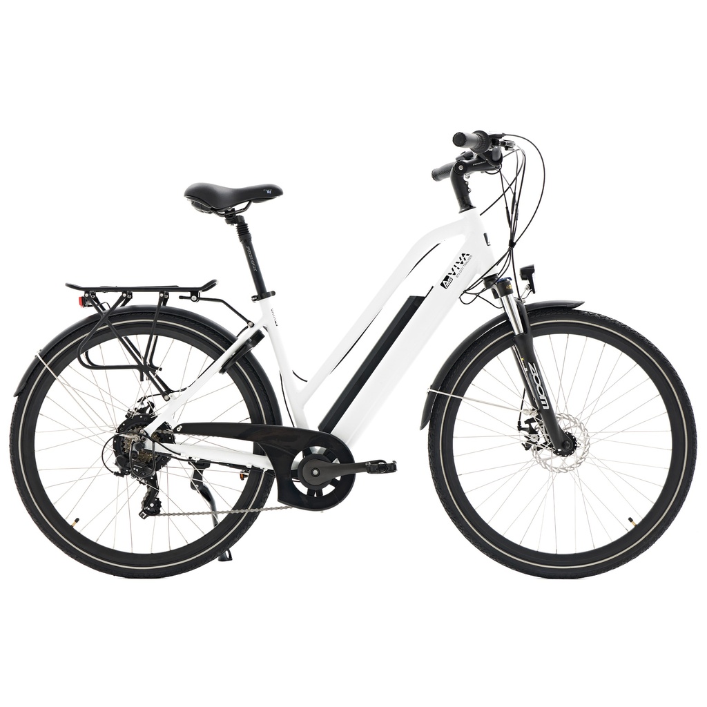 City E-Bike B15 – 28 cali – Szary/Biały